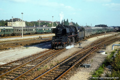 50 0045 bei der Ausfahrt aus dem Rostocker Hauptbahnhof
