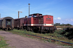 112 345-4 an der DKW in Rövershagen