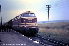Baureihe 180 156 im Bahnhof Rövershagen