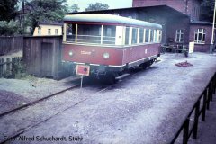 VT 135 im Bahnhof Rövershagen 1967