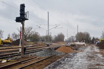 Bahnhof Rövershagen - Bauarbeiten März 2016 - Bild 1