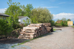 Schwellenstapel Ladestraße Rövershagen