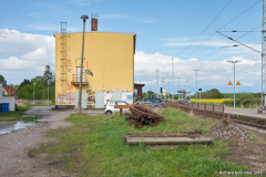 Ladegleis und Prellbock