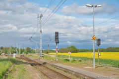 Bahnsteig 1 und 2 in Rövershagen
