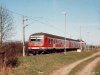 Regionalbahn mit Elektrolok in Saatel