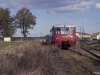 Bahnsteig und Anschluß ACZ in Semlow - 18.10.1994