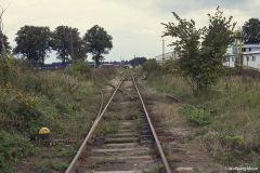 Unbrauchare Weiche in Semlow - 13.09.1993