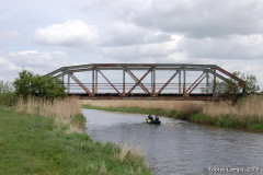 Die Trebelbrücke, Bahnbrücke,  im Jahr 2009