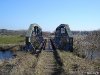 Die Trebelbrücke, Bahnbrücke, im Jahr 2005