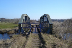 Die Trebelbrücke, Bahnbrücke, im Jahr 2005