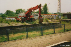 Abriss der Laderampe im August 1998