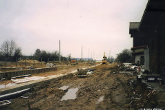 Fundamente neue Bahnsteige