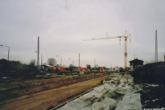Kran zum Tunnelbau in Velgast