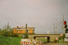 Rückbau der Fahrleitung in Velgast