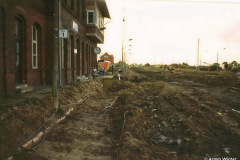 Empfangsgebäude von Velgast ohne Gleise