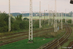 Bahnhof Velgast ohne Fahrleitungen