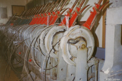 Stellwerk Velgast Vaf - Rückbau der Hebelbankl