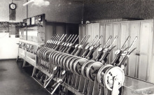 Bahnhof Velgast - Stellwerk Vaf Hebelbank