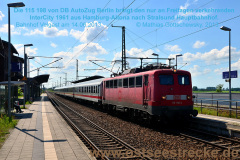 115 198 mit IC 1961 in Velgast