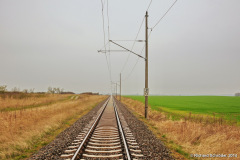 Bahnstrecke Trinwillershagen Richtung Rostock