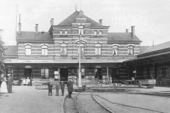 Bahnhof Warnmünde 1886