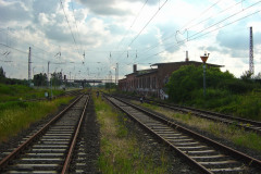 Abstellanlagen vom Bahnhof Warnmünde Werft