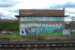 Warnemünde Werft - Stellwerk W1 - Frontansicht