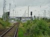 Bahnsteige und Streckengleis - Warnemünde Werft
