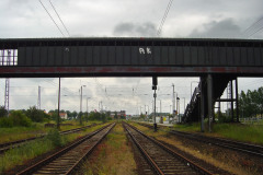 Bahnhofsbrücke Warnemünde Werft